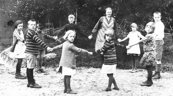 Ekstugans skola ca 1934