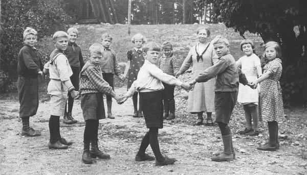 Kyrkskolan ca 1935 i Barva